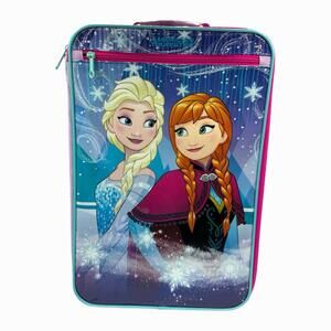 American Tourister Disney Frozen 18” Elsa & Ana Softside Rolling Suitcase Kids